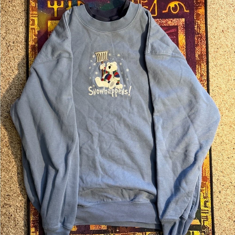 Snowhappens Polar Bear Grandma style Sweatshirt